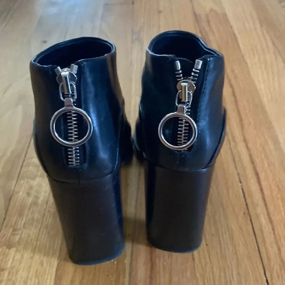 RAG & Bone open toe heeled booties size EU 38 or US 8 beautiful leather EUC - Picture 4 of 9